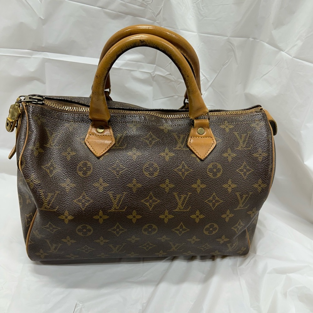 Louis Vuitton LV Monogram Speedy 30 Vintage